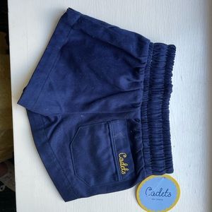 Cadets blue shorts 6-12m